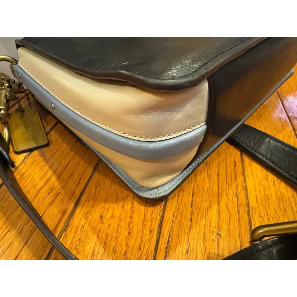 Coach 76044 Dreamer Shoulder Bag In Colorblock (150